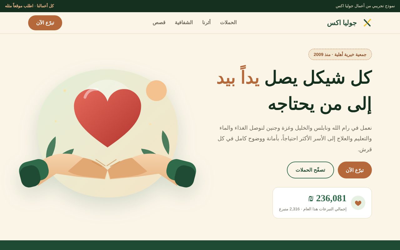 موقع جمعية خيرية وتبرعات